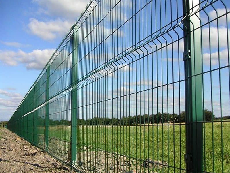 Welded Mesh Fences Are Used In Protection And Isolation For Road 